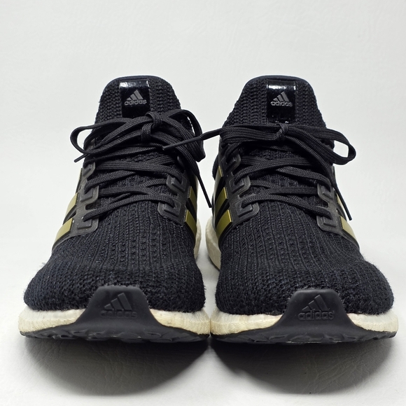 Adidas UltraBoost 4.0 Mens Sz 8.5 DNA Running Shoes Black Gold FY9316 Pre-owned - Picture 6 of 10